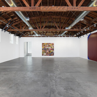 Al Held, Epic abstraction, exhibition view. Courtesy of James Fuentes