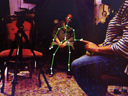 Shannon Taggart, Instrumental-transcommunication experiment – Sylvia using the Xbox
Kinect camera for spirit communication, UK (detail), 2018, from the series Séance, 2012–2018
© Shannon Taggart. Courtesy of Fotomuseum Winterthur