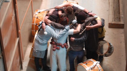 Rita GT, building healing processes, from the project Give us pause #actions on a global flatness. 2016. HD, colour, sound (9'12''). Courtesy of the artist