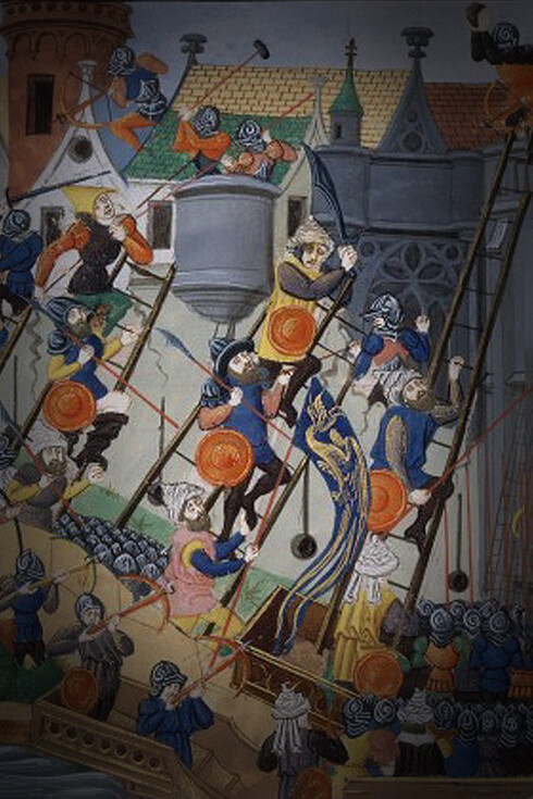 Assedio di Costantinopoli, Cronaca di Carlo VII di Jean Chartier