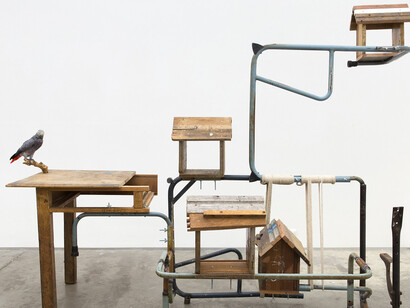 Kemang Wa Lehulere, Exhibition view. Courtesy of Maxxi