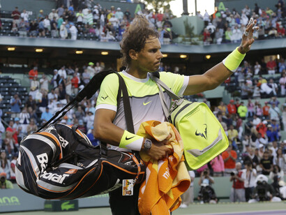 Rafael Nadal en el abierto de Miami