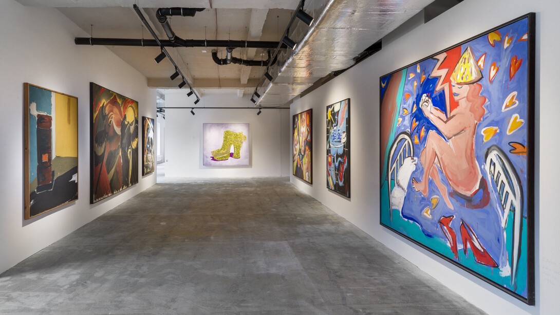 Various artists, Guten morgen, du schöne, exhibition view. Courtesy of König Telegraphenamt