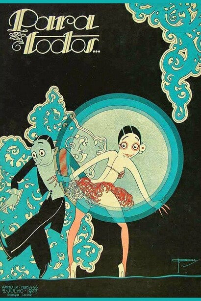 Portada revista Para Todos, José Carlos de Brito e Cuhna, 1927