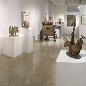 Lynn Chadwick, Reconfiguring the figure, exhibition view. Courtesy of Pangolin London