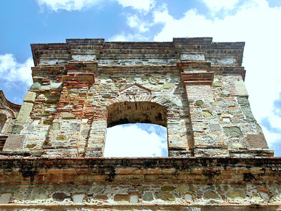 Detalle de remate de la Iglesia de la Compañía de Jesús, Panamá