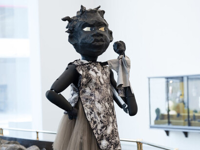 Kara Walker, Fortuna and the immortality garden (machine), exhibition view. Courtesy of San Francisco Museum of Modern Art