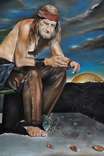Monica Manfroi, Serenity, Oil on Canvas, 40" x 36"