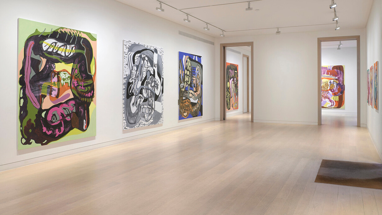 Jana Schröder, M.I.G.H.T., exhibition view. Courtesy of Skarstedt Gallery