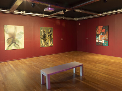 Varios artistas, La memoria de la colección. El Moderno en el parque, vista de exhibición. Cortesía del Museo de Arte Moderno de Buenos Aires