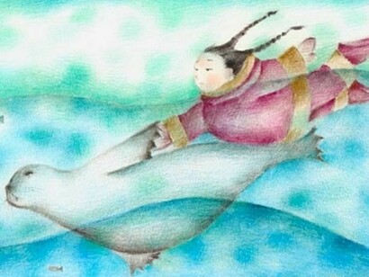 La donna foca, illustrazione di Alessandra Murgia