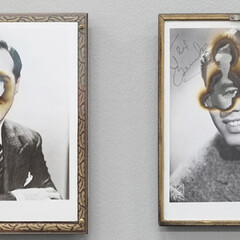 Llyn Foulkes, Exhibition view. Courtesy of Sprüth Magers