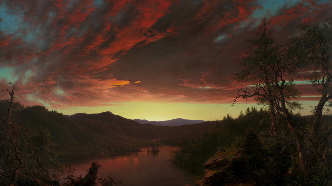 Frederic Edwin Church, Crepúsculo en el desierto (1860)