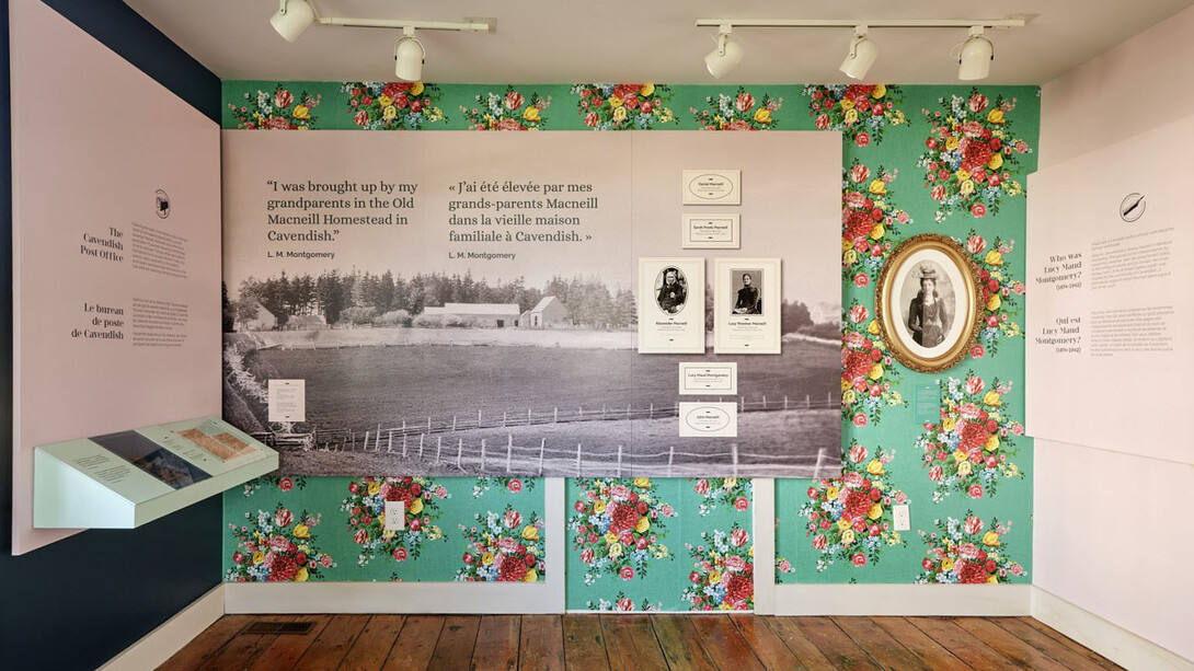 Bien sincèrement, Lucy Maud Montgomery, vue d'exposition. Avec l'aimable autorisation du Canadian Museum of History