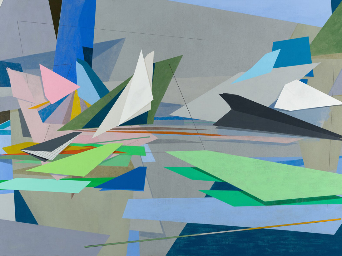 Kristen Thiele, Piper, 2014, oil on panel, 17.5 x 24 inches