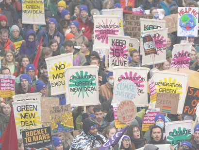 Durante el desarrollo de la COP26, Glasgow, se llevaron a cabo múltiples protestas