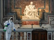 La sanificazione della Basilica di San Pietro