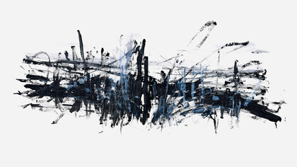 Cristina Gutiérrez; Colofón y retorno, serie Graphos en la arena, 2023