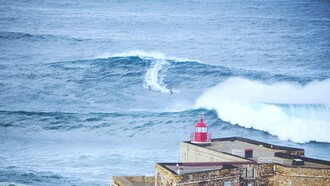 Praia de Nazaré, Portugal