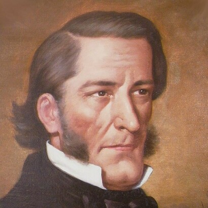Retrato de José Rafael Gallegos Alvarado, mandatario de Costa Rica en 1833-1835 y 1845-1846