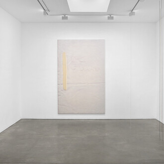 Marieta Chirulescu and Fred Sandback, Phase, exhibition view. Courtesy of Galerie Thomas Schulte