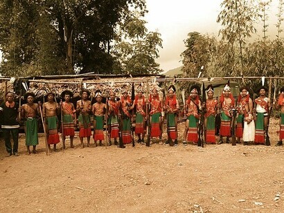 Traditional dress and festivals of the Wancho tribe, India