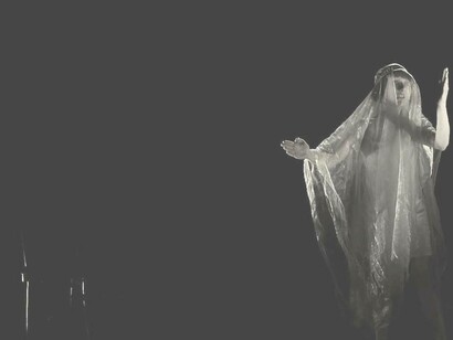 Dream Scene Images and symbols in 'Don't You Dare!' devised solo show written, directed and performed by Chiara D’Anna