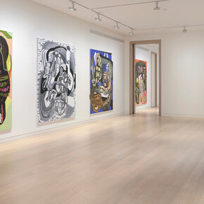 Jana Schröder, M.I.G.H.T., exhibition view. Courtesy of Skarstedt Gallery