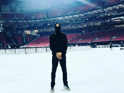 Gary Lewis at the DONDA album listening event pre-show.