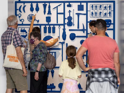 Blueprint, exhibition view. Courtesy of the Museum of Australian Democracy