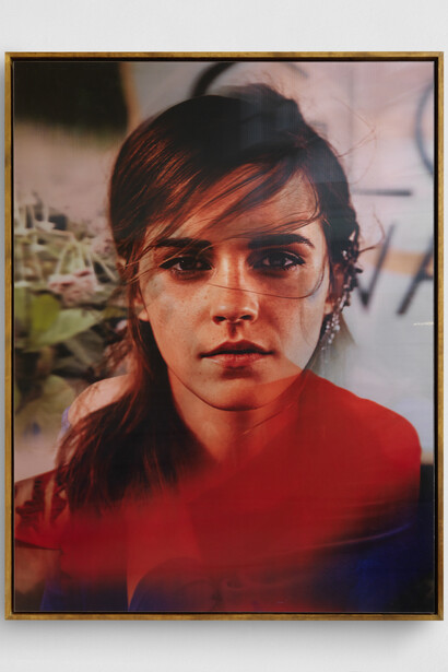 Emma (3 Colors), 2017, Lenticular print, framed, 208.5 x 156.5 x 8 cm / 82.125 x 61.625 x 3.125 in. Courtesy of Gallleriapiù 

