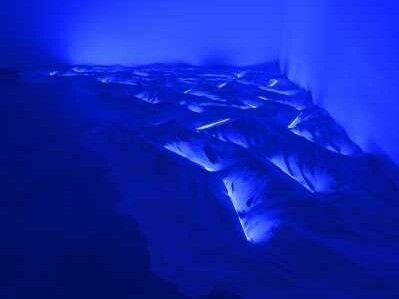 Laddie John Dill, Eastern standard time, exhibition view. Courtesy of Norton Museum of Art