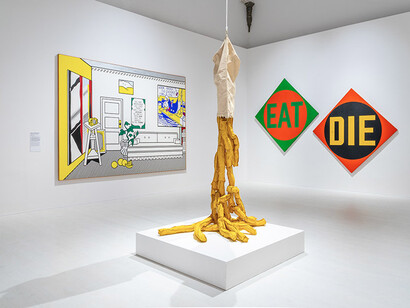 American art 1961-2001, foto dell'installazione. Cortesia della Fondazione Palazzo Strozzi