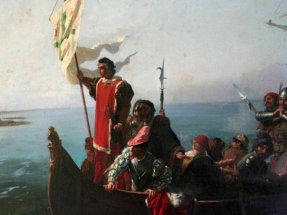 Cristoforo Colombo alla volta dell'America