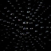 Gioni David Parra, Matterlight XX, tec.mista su tela, cm 70 x 50, 2013 - black series (dettaglio)