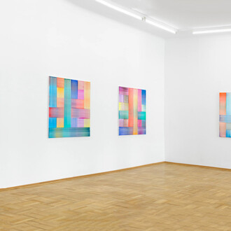 Bernard Frize, A labor of love, exhibition view. Courtesy of Galerie nächst St. Stephan