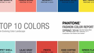 Los 10 colores que la firma ha escogido como símbolos del año que comienza