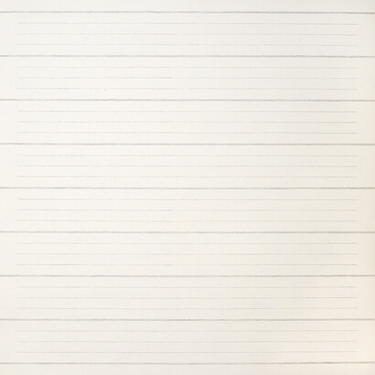 Agnes Martin, White flower I (detail), 1985. Courtesy of National Gallery of Canada