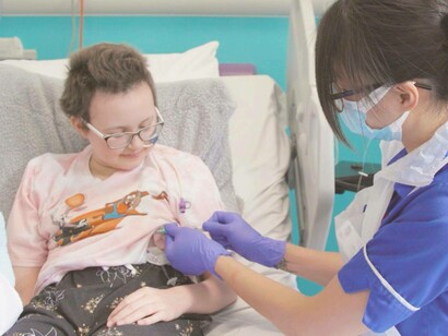 Alyssa, 13, from the UK, receives the world-first treatment for her 'incurable' T-cell leukemia