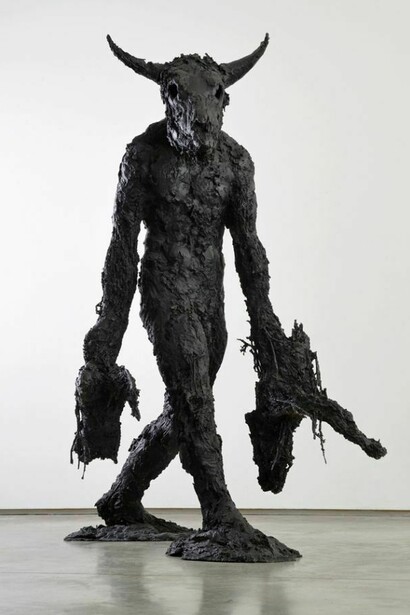 Nicola Hicks, Banker II, 2009, bronze, edition 3, 79 x 37 x 63 inches, © Nicola Hicks, courtesy of Flowers Gallery