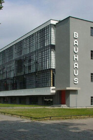 Bauhaus School building in Dessau