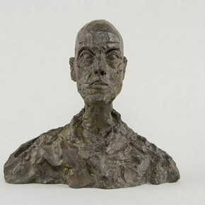 Alberto Giacometti, Tête d’homme (Lotar I), c. 1964-1965, Bronze, 26 x 28.1 x 10.4 cm. Collection Fondation Giacometti, Paris © Estate Giacometti (Fondation Giacometti and ADAGP, Paris) 2014