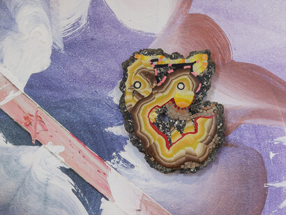 Kerstin Brätsch, MƎTA, exhibition view. Courtesy of Gladstone Gallery