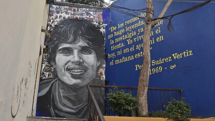 Mural de Pedro Suárez-Vértiz, Lima, Perú