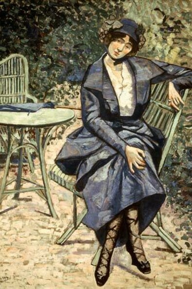 The Blue Dress by Georgette Agutte