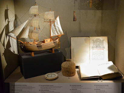 Mikhail Lomonosov and the 18th-century academy of sciences, exhibition view. Courtesy of Kunstkamera