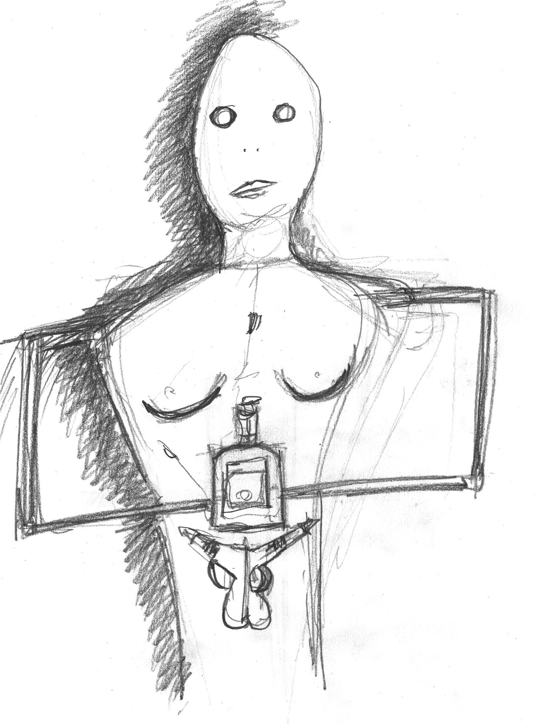 Marco Bolognesi. Bozzetto preparatorio  Techno Mutant