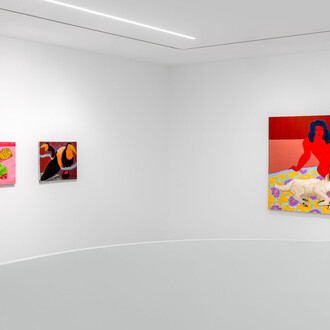 March Avery, Form into color, exhibition view. Courtesy of Esther Schipper Gallery