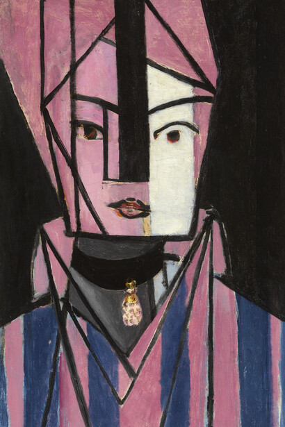 Henri Matisse, Tête blanche et rose, automne 1914. Avec l'aimable autorisation du Musée d'Art Moderne de Paris