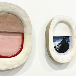 CJ Chueca, Ceramic airplane window. Courtesy of Johansson Projects